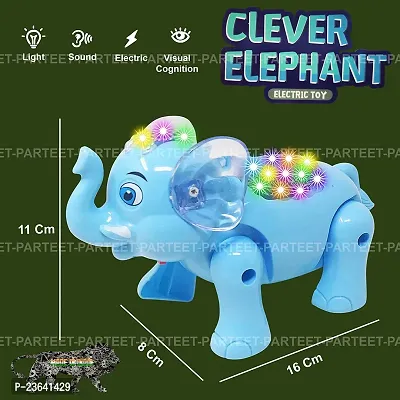 Musical Dancing Elephant Toy with Flashing Lights and Realistic Sounds-Musical Toys For Kids-thumb0