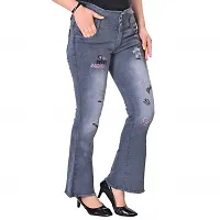 Women Bellbottom Jeans-thumb1