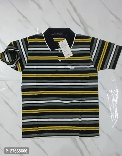 Classic Cotton Striped Tshirt for Men