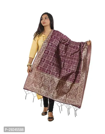 Stylish Purple Jacquard Dupattas For Women