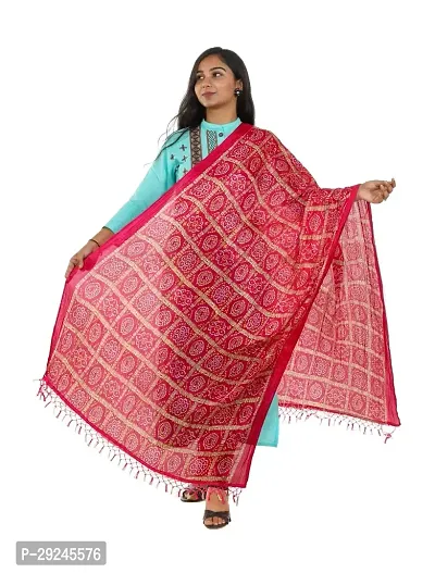 Stylish Red Chinnon Dupattas For Women