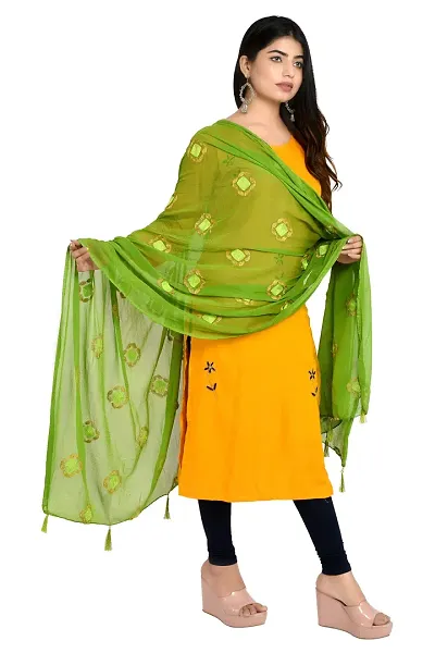 SNARA Women's S1001 Chiffon Dupatta