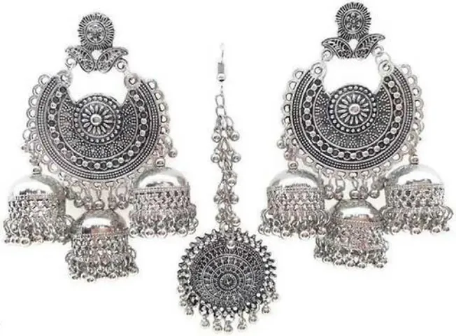 Limited Stock!! Oxidised Silver Jewellery Set 