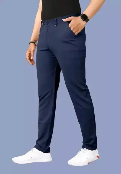 New Arrival Cotton Blend Casual Trousers 