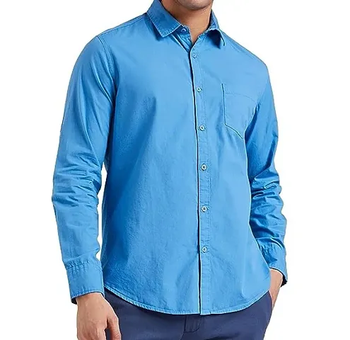 Hot Selling Cotton Blend Long Sleeves Casual Shirt 