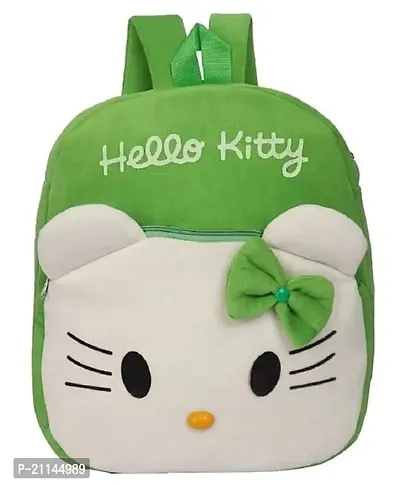 Aaamir  Kids Bags School Bags for  Childrens Gifts Boy/Girl/Baby School Bag For Kids Hello Kitty  Green ( 15 inch)-thumb0