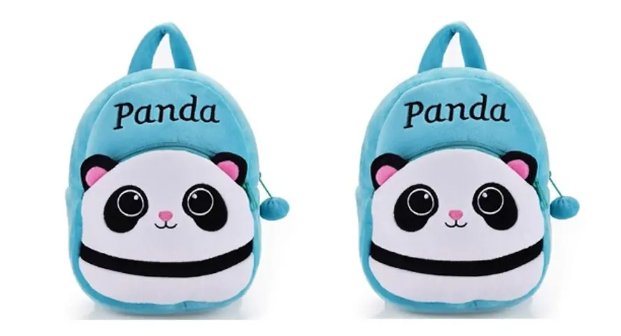 Cartoon Print Soft Material School Bag Pack of 2