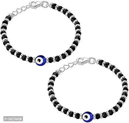 Charming Evil Eye Adjustable Bracelets For Women- Pack Of 2-thumb0