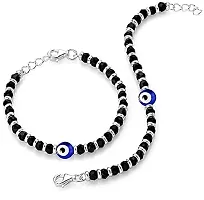 Charming Evil Eye Adjustable Bracelets For Women- Pack Of 2-thumb3