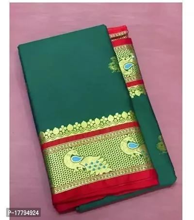 Stylish Women Cotton Saree with Blouse Piece-thumb0