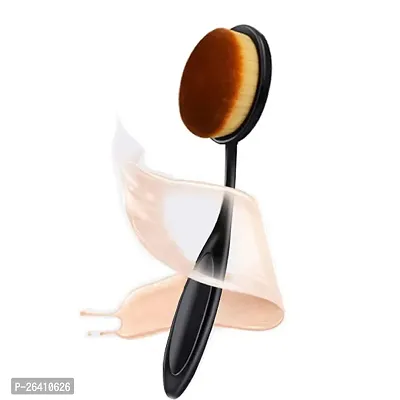 OneMy Face Body Makeup Brush Oval Foundation Brush Para Base De Maquillaje for Liquid Foundation Powder Cream Contour Buffing Stippling Blending Palm Brush for Travel or On the Go (oval brush) 1psc-thumb0