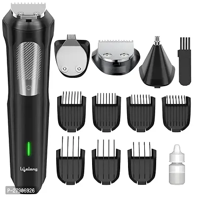 Trimmer for Men 3-in-1 Grooming Kit - Cordless Rechargeable for Beard, Nose,Ear- Precision Trimming - 7 Length Settings - Effortless Shaving, Body  Hair Grooming (LLPCM304),Battery Powered