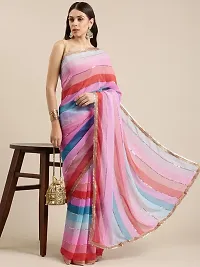 Trendy Printed Bollywood Georgette Saree-thumb3