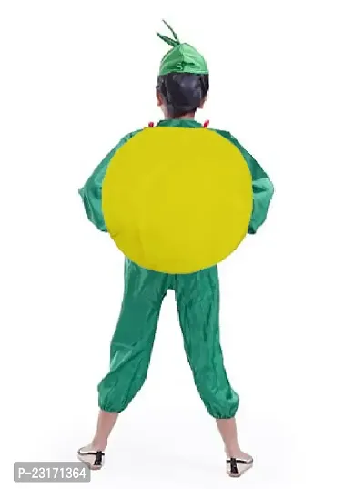 Fancy Steps Fruits and vegetable fancy Dress costume for Kids Costume Wear cutout with Jumpsuit  (Lemon)small-thumb2