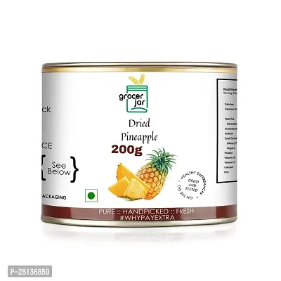 GROCER JAR DRIED PINEAPPLE 200G