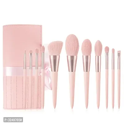 Makeup Brush Set 11 Pcs Premium Cosmetic Brush for Foundation Blush Concealer Blush Makeup Brushes with PU Bag