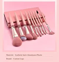 10pcs high quality professional premium makeup tools vegan glitter diamond makeup brush sets-thumb1