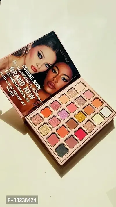 Makeup Book Kit | Eyeshadow (Glitter and matte) Highlighter Blush Contour Lip Eyebrow Palette-thumb4