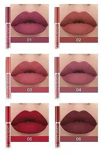 Set of 12 Matte Velvet Mini Liquid Lipstick Set for Women-thumb2