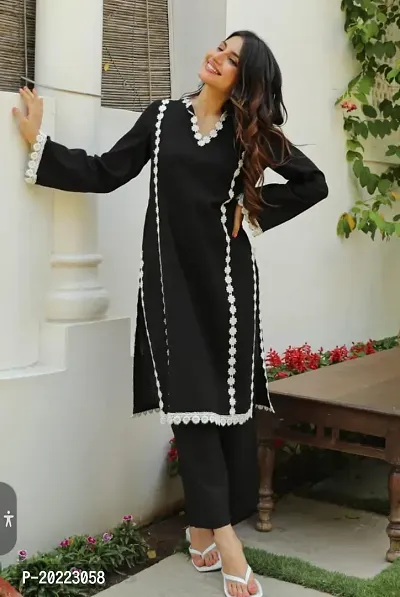 Fancy Rayon Kurta Bottom Set