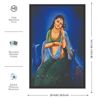 Mad Masters Radha Art 1 Piece Wooden Framed Painting |Wall Art | Home D?cor | Painting Art | Unique Design | Attractive Frames-thumb1