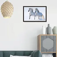 Mad Masters # Canvas Running Horses vastu Painting (UV Textured Print 19x13)-thumb4