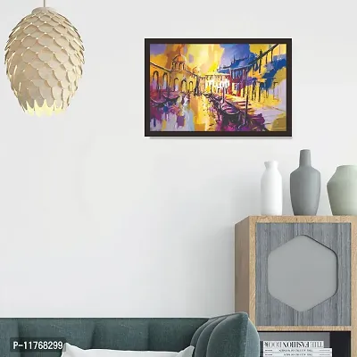 Mad Masters Venice 1 Piece Wooden Framed Painting |Wall Art | Home D?cor | Painting Art | Unique Design | Attractive Frames-thumb5