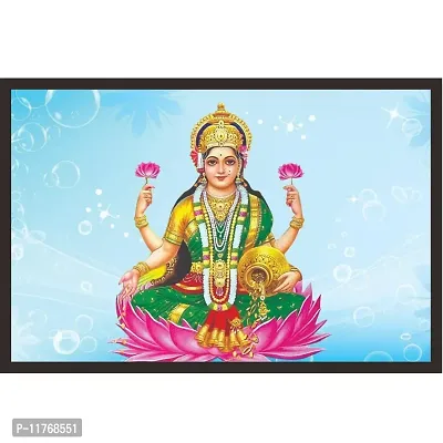 Mad Masters MATA Laxmi 1 Piece Wooden Framed Painting |Wall Art | Home D?cor | Painting Art | Unique Design | Attractive Frames