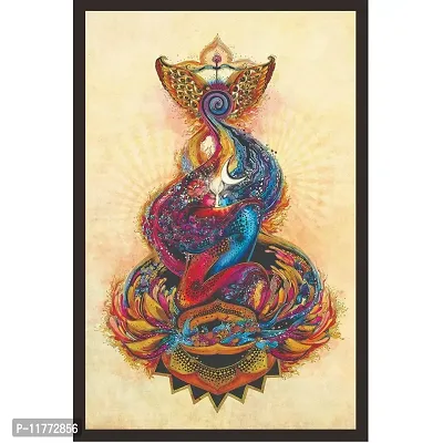 Mad Masters This illustration represents the Indian gods and goddess of love and desire. Kamadev, an Indian cupid with wings and love arrow. 1 Piece wooden framed painting | Home D?cor | Painting| Paintings|