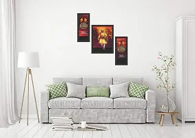 Mad Masters Wall Art Painting Set of 3 for Living Room-thumb1