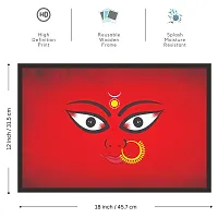 Mad Masters Maa Durga 1 Piece Wooden Framed Painting |Wall Art | Home D?cor | Painting Art | Unique Design | Attractive Frames-thumb1