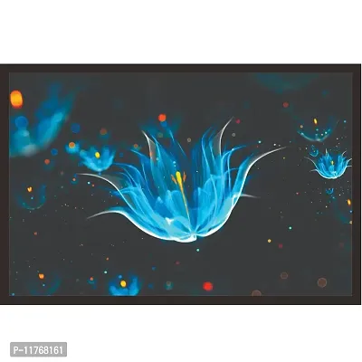 Mad Masters an Abstract Flower Art 1 Piece Wooden Framed Painting |Wall Art | Home D?cor | Painting Art | Unique Design | Attractive Frames-thumb0