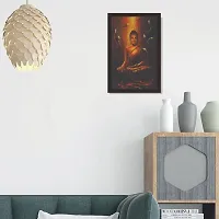 Mad Masters Lord Budha 1 Piece Wooden Framed Painting |Wall Art | Home D?cor | Painting Art | Unique Design | Attractive Frames-thumb4
