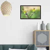 Mad Masters Little Birds 1 Piece Wooden Framed Wall Art Painting for Home Decor-thumb4