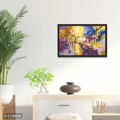 Mad Masters Venice 1 Piece Wooden Framed Painting |Wall Art | Home D?cor | Painting Art | Unique Design | Attractive Frames-thumb3