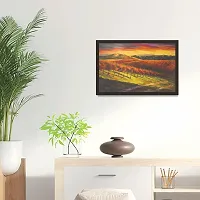 Mad Masters Landscape Art 1 Piece Wooden Framed Wall Painting for Home Decor-thumb2