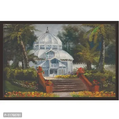 Mad Masters Golden Gate Park Arboretum 1 Piece Wooden Framed Painting |Wall Art | Home D?cor | Painting Art | Unique Design | Attractive Frames