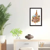 Mad Masters St Basil's Cathedral, Moscow, Russia, 1 Piece Wooden Framed Painting |Wall Art | Home D?cor | Painting Art | Unique Design | Attractive Frames-thumb2