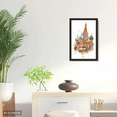 Mad Masters St Basil's Cathedral, Moscow, Russia, 1 Piece Wooden Framed Painting |Wall Art | Home D?cor | Painting Art | Unique Design | Attractive Frames-thumb3