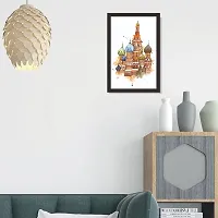 Mad Masters St Basil's Cathedral, Moscow, Russia, 1 Piece Wooden Framed Painting |Wall Art | Home D?cor | Painting Art | Unique Design | Attractive Frames-thumb4