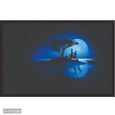 Mad Masters # Boy Propose Girl with Moon Light Love Painting Valentine Day Gift for Her & Him