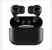 Gagandeep BT Wireless Earbuds Bluetooth Headphones with Charging Case Cancelling 3D Stereo Headsets Built in Mic in Earpods Earbuds IPX5 Waterproof Air Buds for iPhone/Android/ AIRBUDS pro (Black)-thumb2