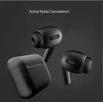 Gagandeep BT Wireless Earbuds Bluetooth Headphones with Charging Case Cancelling 3D Stereo Headsets Built in Mic in Earpods Earbuds IPX5 Waterproof Air Buds for iPhone/Android/ AIRBUDS pro- black-thumb1