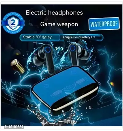 M-19 TWS Bluetooth 5.1 Wireless Earbuds Touch Waterproof IP7X LED Digital Display Bluetooth Headset.