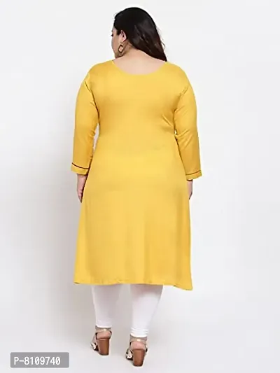 Buy FAZZN Plus Size Rayon Straight Women's Kurti (FZ-Kurtis-31