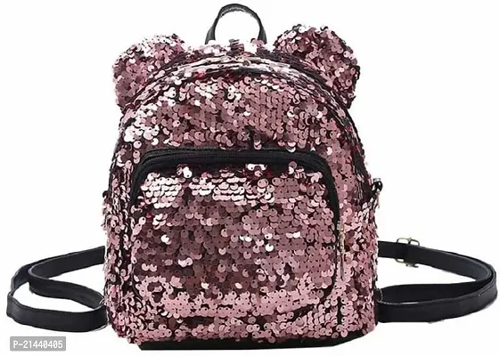 Women High Qulity Sequance Multipurpose Backpack Handbag Purse, Travel Backpack Shoulder Bag for Ladies and Girls-BP1029
