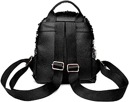 Women High Qulity Sequance Multipurpose Backpack Handbag Purse, Travel Backpack Shoulder Bag for Ladies and Girls-BP1025-thumb2