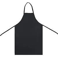 URMIT SURGICAL Waterproof Apron Adjustable Bib Waterproof Resistant Apron for Men Women Perfect for Kitchen Cooking Baking Gardening Restaurant,Coffee House, Professional Apron (Black) colour.-thumb1