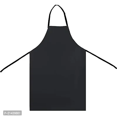 URMIT SURGICAL Waterproof Apron Adjustable Bib Waterproof Resistant Apron for Men Women Perfect for Kitchen Cooking Baking Gardening Restaurant,Coffee House, Professional Apron (Black) colour.-thumb2