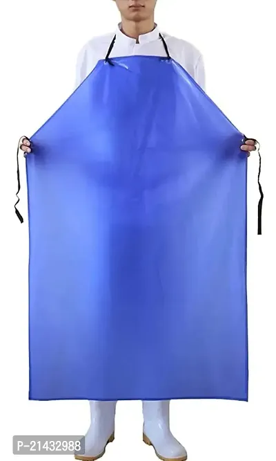 URMIT SURGICAL Surblue Vinyl Waterproof Apron Heavy Duty Work Aprons - pack of 1 Blue Colour May Vary (APN-001)